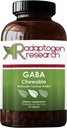 Gaba Chewable | hizmet başına 200 mg | Hızlı absorpsiyon | Destekler Calm & Restful Sleep / 60 Chewable Tabletler
