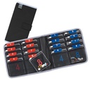 Lewis N. Clark Seyahat Pill Organizer | Vitaminler, İlaçlar, Prescriptions, Or Medicine Storage | AM/PM Color Coded | 16 Slot Slimline Pouch | Black