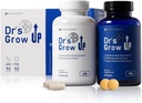 BONE SCIENCE - Dr's Grow UP AM & PM - Çocuklar ve Gençler için Premium Günlük Beslenme Desteği, Bone & Joint Health ve Immune Support, Morning & Night Formula - 90 Capsules & 90 Tabletler