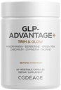 Kodage GLP-Advantage+ Supplement - Metabolic & GLP-1 Activity Support - Kromium, Berberine, Green Tea, Gymnema, Curcumin, Taurine, Resveratrol - Kilo Management & Gut Health, Non-GMO - 60 Capsules