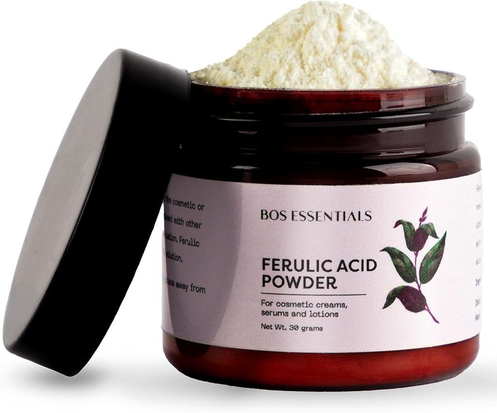 Saf Ferulic Asit Toz | DIY Creams ve serumlarda kullanılmak için C vitamini Stabilizes