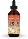 Planetary Herbals Turmeric Full Spectrum Liquid by Planetary Ayurvedics, Υποστήριξη για Αντιοξειδωτικό και Υγιεινή Ανταπόκριση Φλεγμονής, 4 Ουγγιά