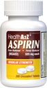 HealthA2Z® aspirin 325 mg | Uncoated Tabletler |Origin Güç | Ağrı Reliver | Ateşleme | Bayer® Active Malzemelerle Karşılaştırma... (300 Konts)