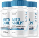 Laboratuvarları MitoSculpt Kilo Kayıpları - MitoSculpt Advanced Formula Capsules ile İdeal Bedeninizi Sculpt, Supplement to Turn Mobilized Stored Fat for Yakıt (180 Capsules) (Paket 3 )