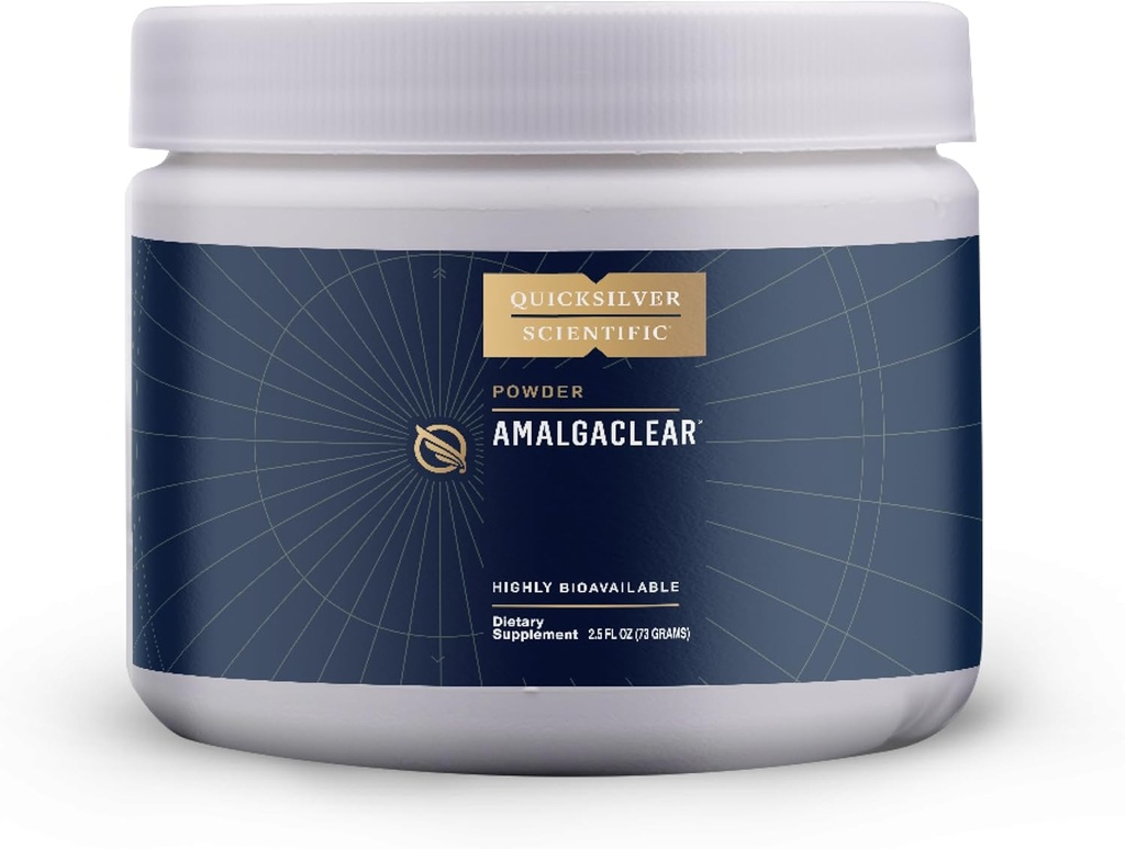 Quicksilver Scientific AmalgaClear - Υποστήριξη Detox με Τροποποιημένη πεκτίνη εσπεριδοειδών & εκχύλισμα Silica (73g)