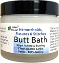 Urban ReLeaf Butt Bath! Hemorrhoids, Fissures & Stitches. kaşıntı ve yanmaya yardımcı olur. Temiz, Soothe & Calm. Easy Sitz Bath! Hızlı Yardım! Deniz Nazi Soak. Nazi, Etkili, %100 Doğal