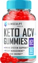 Slimsculpt Keto ACV Gummies - Gelişmiş Formula Slim Sculpt DW Plus ACV Gummies Apple Cider Vinegar Keto Slimsculpt ACV Gummies Diyetary Supplement Yorumlar Men Women (60 Gummies)