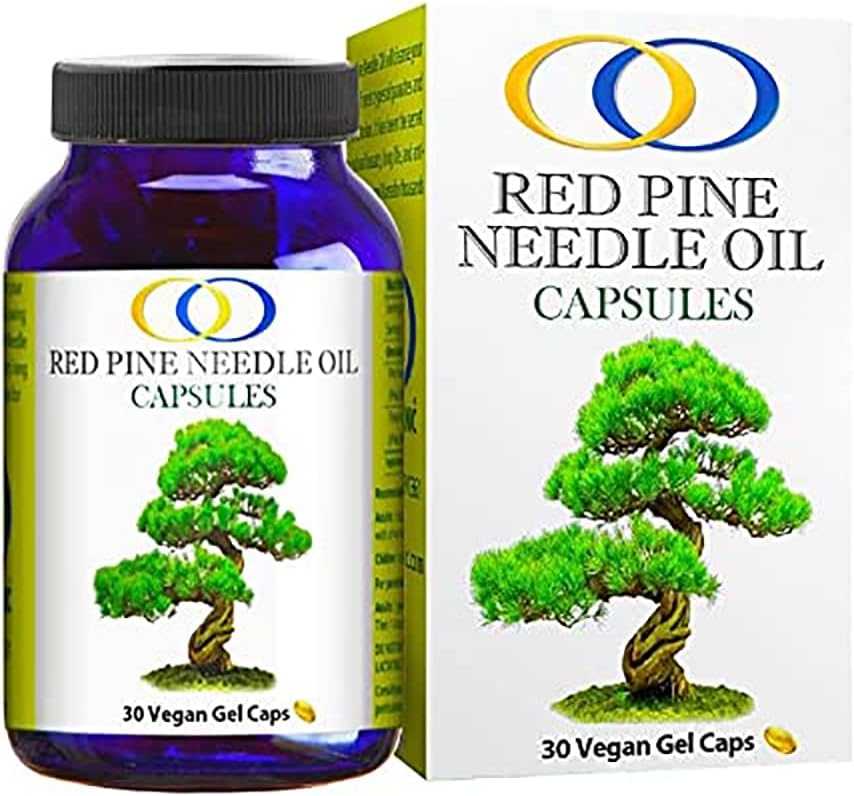 Optimally Organic Red Pine Needle Oil Caps - Συμπλήρωμα υγείας για την υποστήριξη του ακραίου ανοσοποιητικού συστήματος - Vital Cell & DΝΑ Υποστήριξη - #1 Vegan Body Cleanse for Foreign Invadors - Pinus densiflora - BioActive