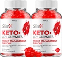 (2 Pack) SlimX Keto ACV Gummies - Advanced Formula Slim X Keto Plus ACV Gummies Apple Cider Vinegar SlimX ACV Gummies Συμπλήρωμα διατροφής Κριτικές Άνδρες γυναίκες (120 Gummies)