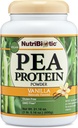 NutriBiotic Pea protein Vanilla 21 Oz | Low Carb Vegan Plant Protein Toz | ABD'de 100 Büyü ve Süreçlendi | Lezzetli ve BCAA-Rich | Kimyasal olmadan Made, GMOs & Gluten | Keto Friendly Plant Protein Toz | 100% Grown & Processed in the USA | Delicious +1 | Delicious in the USA |