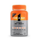 Kadınlar için Bir Gün Çokvitamin 50 ve Over Tabletler, Kadınlar D vitamini, C, E, çinko & Biotin, Daily Vitaminleri 50+, 100 Ct