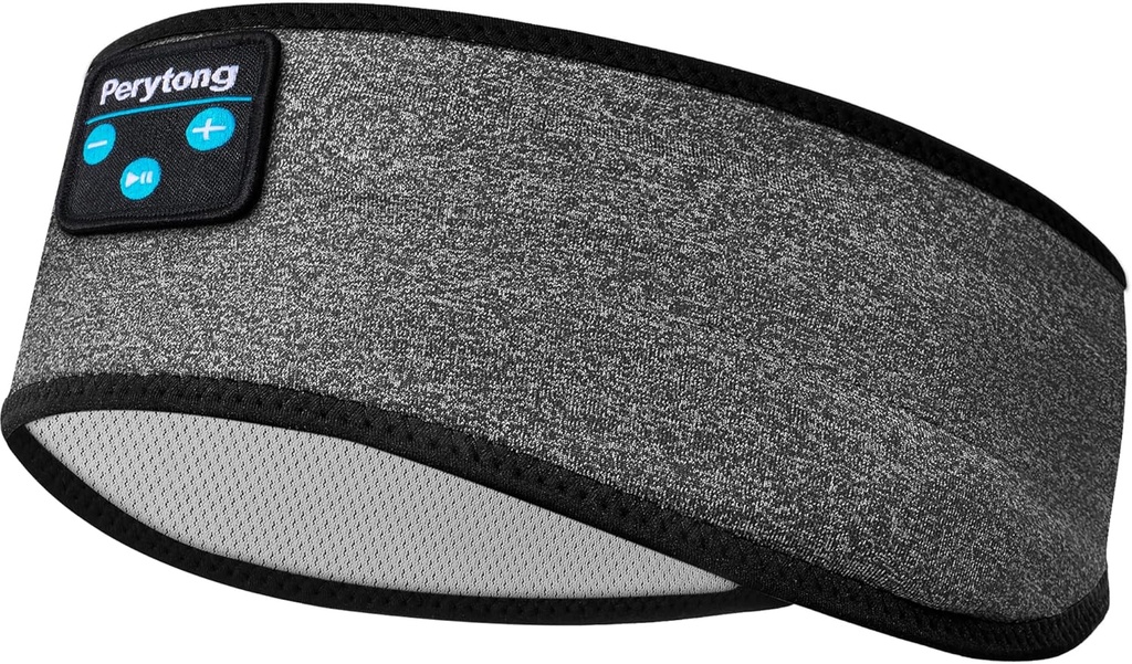 Perytong Bluetooth Sleep Schneiders Headband - Soft Elastic Comfortable Headband, Erkekler için Hediyeler, Kadınlar, Gençler