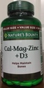 Nature's Bounty Magnezyum ile D3, 200 Caplets (Pazar Mayıs Vary)