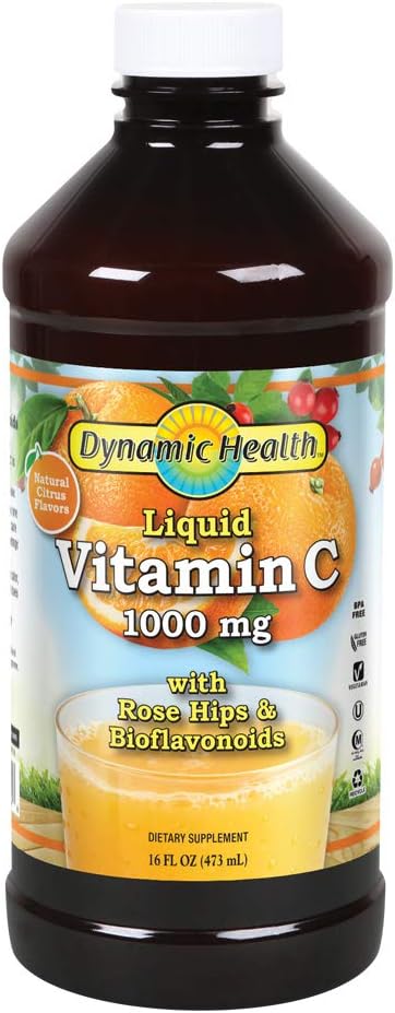 Dinamik Sağlık C vitamini, 1000 mg, 16-Ounce Şişeler