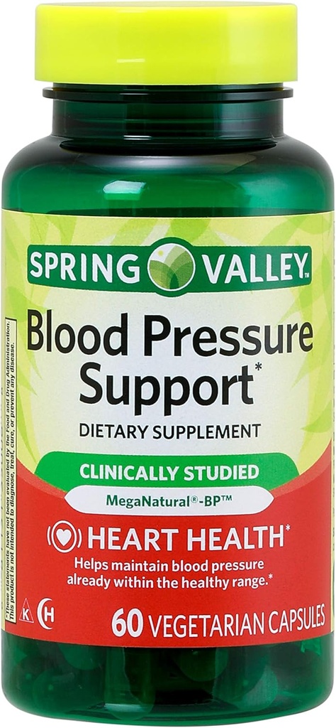 Spring Valley Blood Printing Support, Heart Health, 60 Capsules