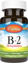 Carlson - B-2, 100 mg Ριβοφλαβίνης, Παραγωγής Ενέργειας, Υποστήριξης Οράματος & Υγιούς Δέρματος, 100 δισκία χορτοφάγων