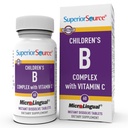 Superior Source Çocuklar?s B Kompleksi with Vitamin C - Multivitamin for Heart Health Support - Çocuklar için Folic Asit Supplement - Immune Support Formula C - 60 Instant Dissolve Tabletleri