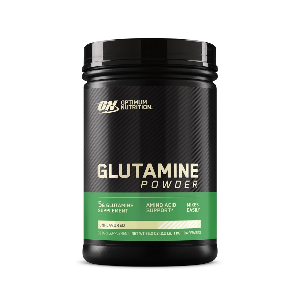 Βέλτιστη διατροφή L-Glutamine σκόνη αποκατάστασης μυών, 1000 γραμμάρια, 194 σερβιρίσματα (πακέτο του 1)