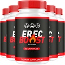 (5 Pack) ErecBoost Capsules, Original Capsulas Supplement Pastillas - Gelişmiş Formula, 5 ay için 300 Capsules