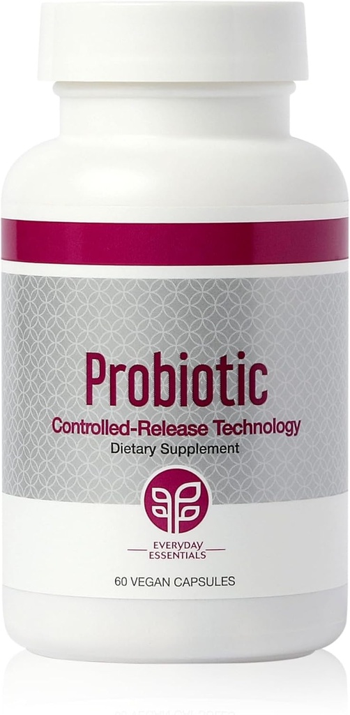 PURE Probiyotik Controlled-Release Teknolojisi | 60 Vegan Capsules | Diyetsel Supplement for Immune & Digestive Support | Erkekler için ideal, Kadınlar ve Çocuklar | Nutrient Aborpsiyon