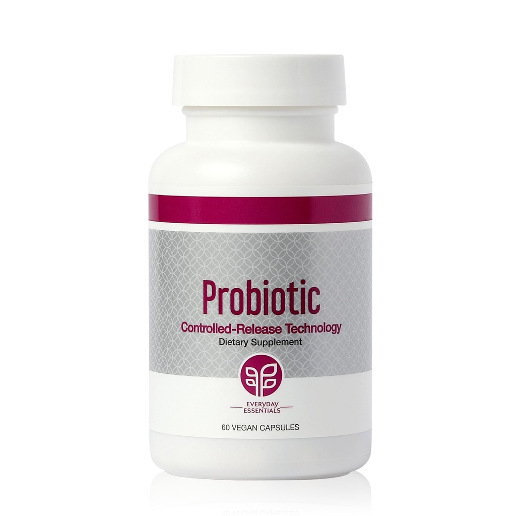 PURE Probiyotik Controlled-Release Teknolojisi | 60 Vegan Capsules | Diyetsel Supplement for Immune & Digestive Support | Erkekler için ideal, Kadınlar ve Çocuklar | Nutrient Aborpsiyon