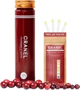 CRANEL Fast-Active Cranberry Formula - Υποστήριξη ούρων & ούρων – (1 εβδομάδα προσφοράς) + Δωρεάν κιτ δοκιμής pH 3.000 Cranberries, χωρίς ζάχαρη, Vegan, κλινικά αποδεδειγμένα