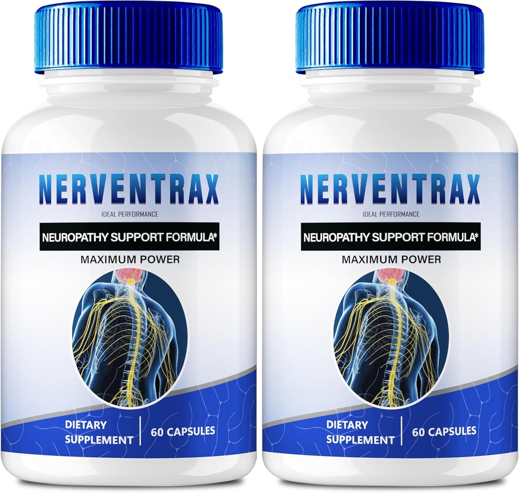 Nerventrax Brain Συμπληρώματα μνήμης και κάψουλες εστίασης, Nerventrax Advanced Formula Brain Health Pills Maximum Strength Nerven Trax Όλα τα χάπια φυσικής υποστήριξης, Nerventrax Κριτικές (2 Pack)