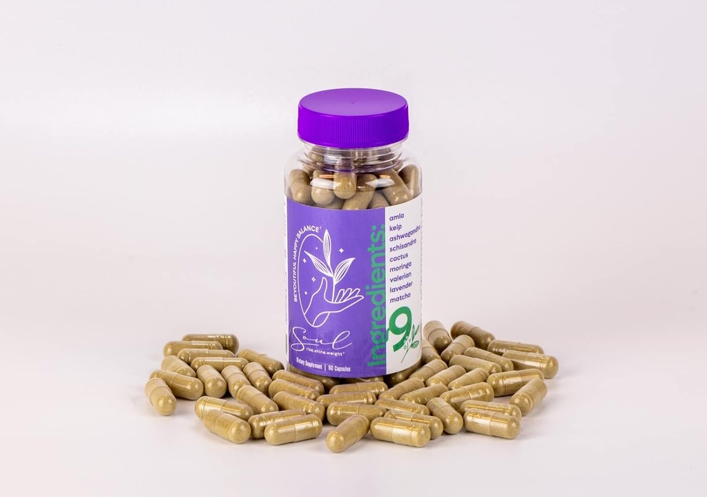 Beyoutiful Happy Balance Soul Dietary Supplement Kilo Kaybı ve Şişmanlı Metabolism Fat Yan için Destek. Suplemento para supresion de apetito y bajar de peso, quema de grasa