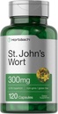 Horbäach St John's Wort Capsules 300 mg | 120 Kont | Non-GMO, Gluten Free | Herbal Extract