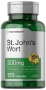 Horbäach St John's Wort Capsules 300 mg | 120 Kont | Non-GMO, Gluten Free | Herbal Extract