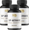 Golden After 50 BP-Activate - Nitrik Oksit Supplement with Essential replicas - Blood Circulation and Heart Health Support Supplement - 3 Şişe - 800 mg L Arginine, AAKG, L Citrulline
