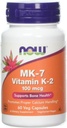 Τώρα τρόφιμα, Mk-7 βιταμίνη K-2 100 Mcg, 60 κάψουλες Vegg
