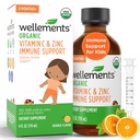 Wellements Organic Vitamin C & Zinc Immune Support* Συμπλήρωμα για Παιδιά 2 Μήνες+ 