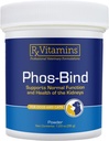 Rx Βιταμίνες Phos-Bind - Παιδική υποστήριξη συμπλήρωμα σκόνης - Phosphate Binder για γάτες & σκύλους για την υγεία των νεφρών - Υποστηρίζει φυσιολογικό καθαρισμό νεφρών και την απαραίτητη φροντίδα νεφρών - 35g
