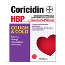 Coricidin HBP Decongestant-Free Cough ve Cold Medicine - Yüksek Kan basıncı için özel olarak tasarlanmış bir Relief, Cough, Runny Nose, Sneezing ve Cold Belirtileri (16 Count)