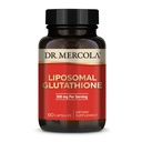 Dr. Mercola Liposomal Glutathione - Servis başına 350 mg - Destekler Enerji Üretimi - Yüksek Aborpsiyon - Non-GMO, Gluten-Free & Soy-Free - 60 Capsules (30 hizmet)