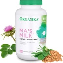 Organika Ma's Milk Herbal Lactation Supplement (120 Caps): Centuries için Kullanılan Geleneksel Emzirme Esasları - Butle, Fenugreek, Moringa - Süt Artması Desteği