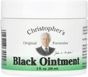 Christopher's Original Formulas Black Drawing Ointment, Natural Herbal Drawing Salve Ointment, 2 ozzment