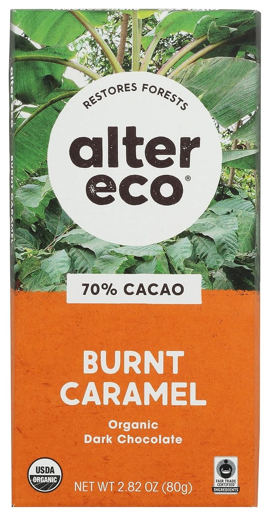 Alternatif Eco Choc Bar Drk Sltd Brnt Cr, 2.82 Oz ( 12 paketi)