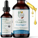 Organik Clarity Tincture -, Brain Tincture, Vascular System Support, Rosemary, Herbal Supplement - 2 Fl Oz