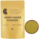 CARMEL ORGANICS Neem Tozu Bırakıyor | 8 Oz veya 227 Grams | Natural | Non GMO | NoEDIT Preservatives or Interprets | Azadirachta Indica Toz
