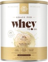 Solgar Grass Fed Whey Go, Vanilla - 2 lb - Grass-Fed Whey protein Toz - rBGH Free, Non-GMO, Gluten Free - 36 Hizmetler