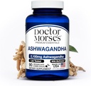 Ashwagandha 2100mg συμπλήρωμα, καθαρό σκόνη Ashwagandha και εκχύλισμα ρίζας, Bioperine Μαύρο πιπέρι, Κατασκευασμένο σε FDA-Εγγραφή, NSF-πιστοποιημένη διευκόλυνση, υποστηρίζει επίπεδα υγιούς στρες, 90 κάψουλες