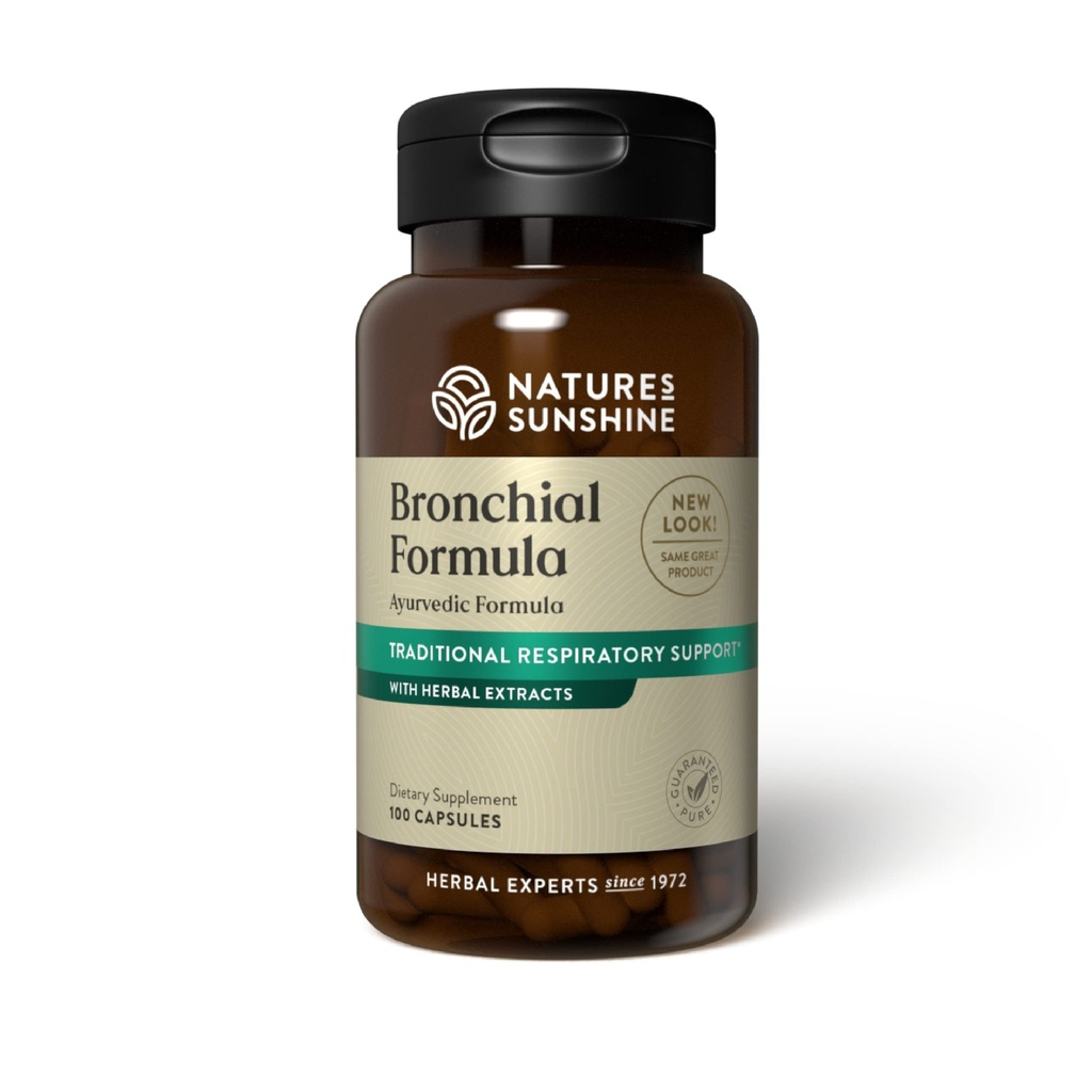 Φύσης Sunshine Bronchial Formula, 100 κάψουλες