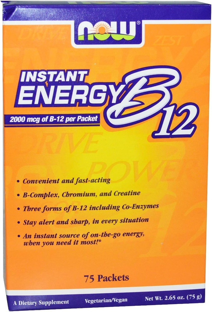 Şimdi Gıdalar - B-12 Instant Energy Packets 75/Box