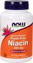 Şimdi® Foods Flush Free Niacin (Çift Kuvvet) 500 mg w /90 kapak