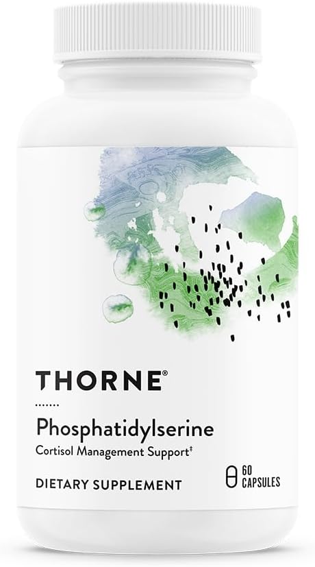 THORNE - Phosphatidylserine (eski olarak Iso-Phos) - Cortisol Management Support - Phosphatidylserine Isolate Supplement to Support Brain Function* - 60 Capsules - 60 Servisler