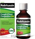 Robitussin Cough ve Chest Congestion DM, Cough Suppressant ve Waitorant, Raspberry Flavor - 8 Fl Oz Şişe
