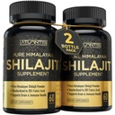 Atlantis Beslenme Himalaya Shilajit Capsules %20 Fulvic asit ile formüle edildi | 1000MG Oda başına - 10:1 Ekstra | ABD Made | Himalaya Shilajit Supplement for Men & Women | 120 Capsules