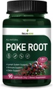 Poke Root Capsules Lymphatiage Supplements, Lymph System Support for Edema with Red Root Extract, Dandelion for Immune Boost & Lymph Detox Cleanse. 90 Kont